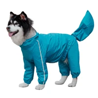 pet large dog clothes raincoat four seasons waterproof full surround reflective labrador dog samoyed golden retriever raincoat