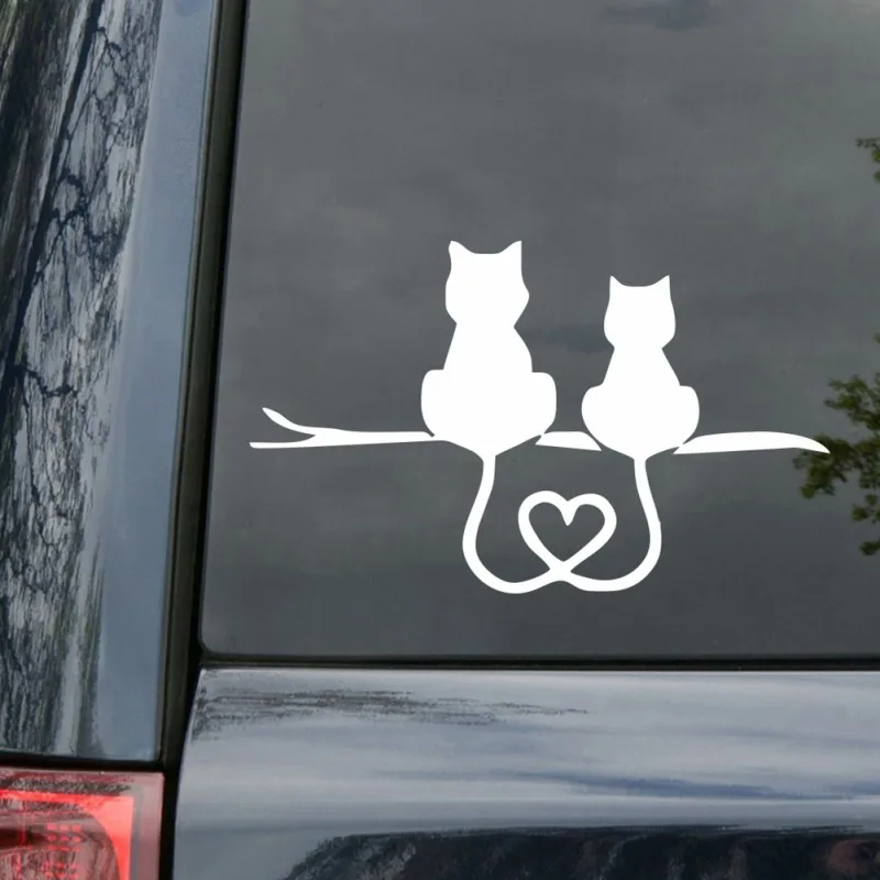Виниловая наклейка графика 3D сторона милый кот тело для транспортных средств