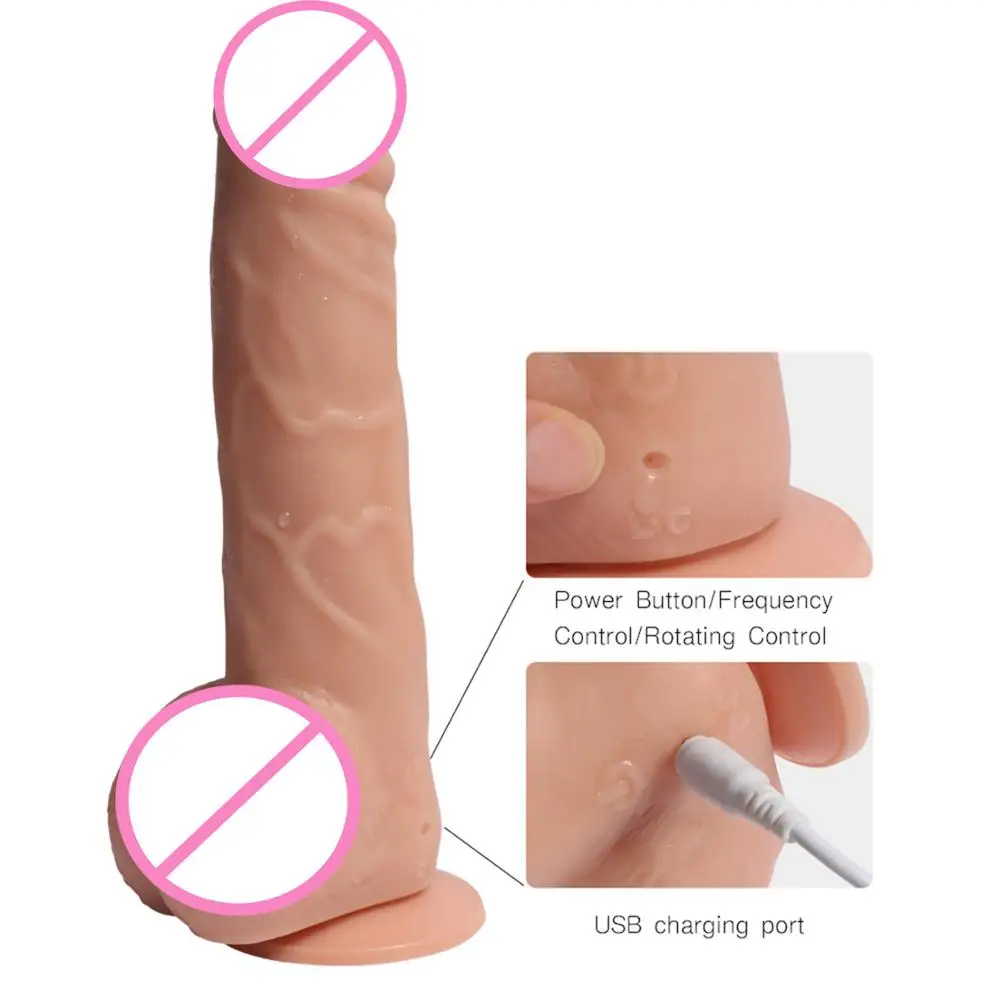 USB качели Вибраторы большой реалистичный фаллоимитатор 10 метров дистанционный