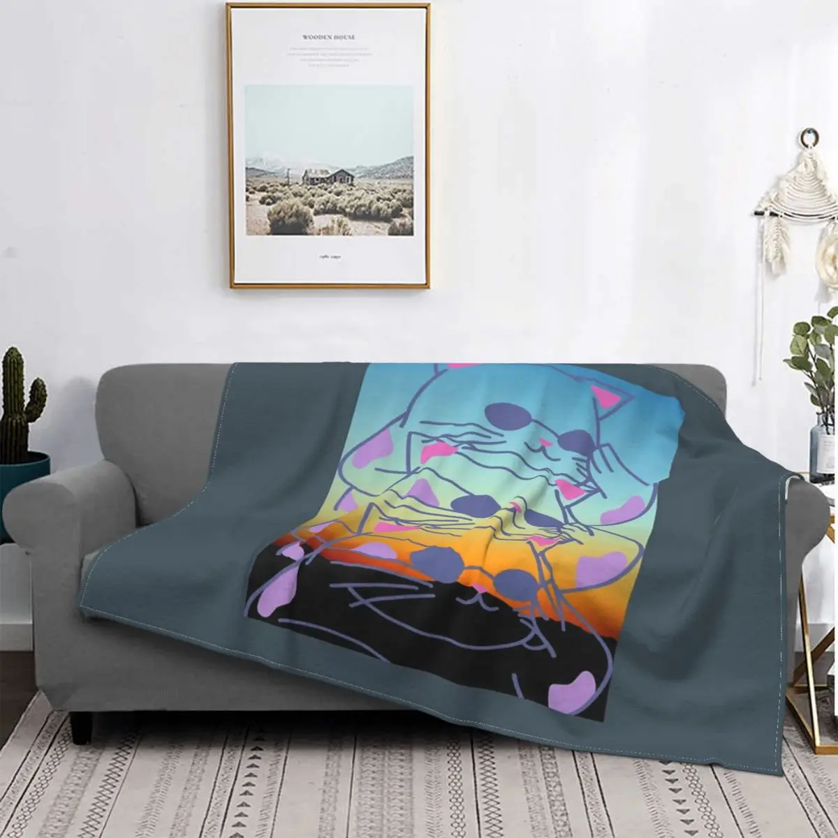 

Крутая кошка 2-colcha a cuadros para cama, ropa de playa, manta de muselina, mantas администраторы