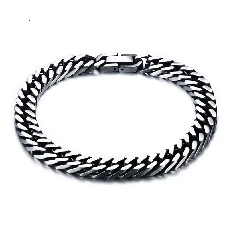 

Jingyang Bracelet, Bracelet, Bracelet, Man Steel Chain, Stainless Steel Chain, Cuban Vest, Rock And Roll Charm Man Accessories