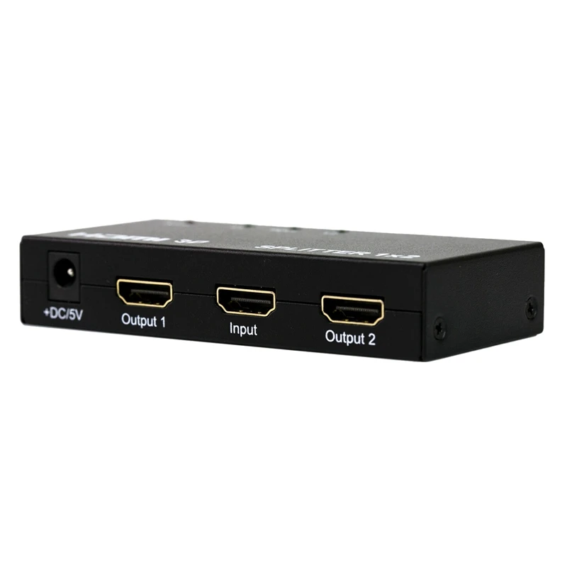 HDMI сплиттер 1 в 2 пути поддерживает 3D 1X2 o US Plug|Система управления CCTV| |