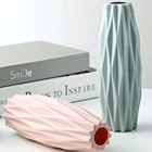 Nordic Стиль Цветочная ваза для украшения интерьера пластиковая ваза имитация керамический цветочный горшок Цветочная корзина рабочего стола украшение комнаты