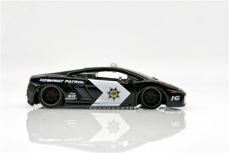 1:64 весы Bburago вечная классика Lamborghini Gallardo полиции мальчик литые игрушки