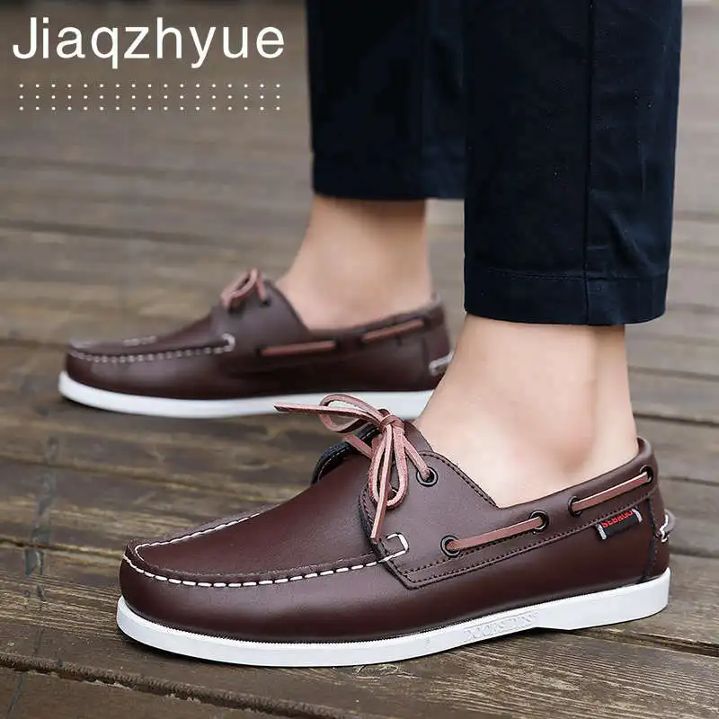 

Genuine Leather Sports Sneakers for Teens Comfort Summer Man Sneakers Men 2020 Lazy Slip on Shoes for Men Low Top Breathable J5