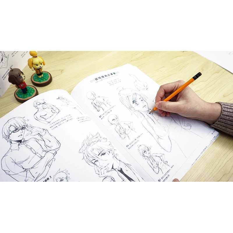 Libros книги манга книга 208 страниц комикс начинающих живопись для детей Рисование