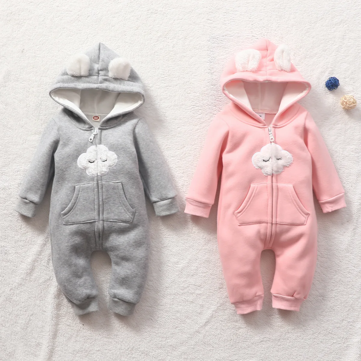 

Autumn Winter Baby Clothing Baby Clothes Newborn Home Wear Baby Girl Printing Romper Cotton Baby Costume Infant Boy Sleep Romper