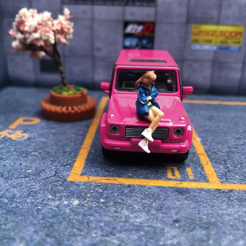 

For RaceMedal 1:64 Figure Doll Collections Model Outdoor Their Trend Lower Women Cars Luxury Heads Fire-wheel to Wear For S G4K0