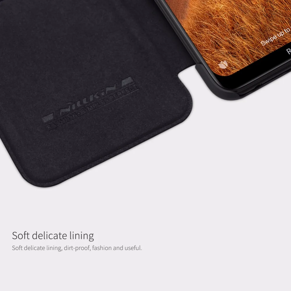 Чехол для xiaomi redmi 8, чехол NILLKIN Qin, винтажный кошелек, флип-чехол, чехол, funda для xiaomi redmi 8, флип-чехол из искусственной кожи чехол