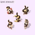 Детская эмалированная брошь в виде грибов для девочек