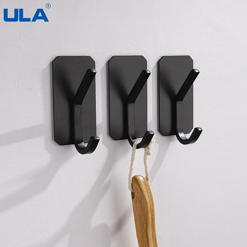 ULA черный полотенце крючок вешалка для полотенец крючки настенная одежды пальто