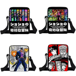 Сумка-мессенджер с аниме Невероятные приключения Джоджо, женская сумочка для подростков, сумка через плечо для взрослых, Jojo No Kimyou Na Bouken
