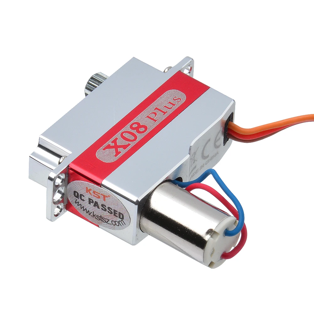 KST X08 Plus 9g сервопривод высокого напряжения с металлическим корпусом 5 3 кг 0 09 8 мм