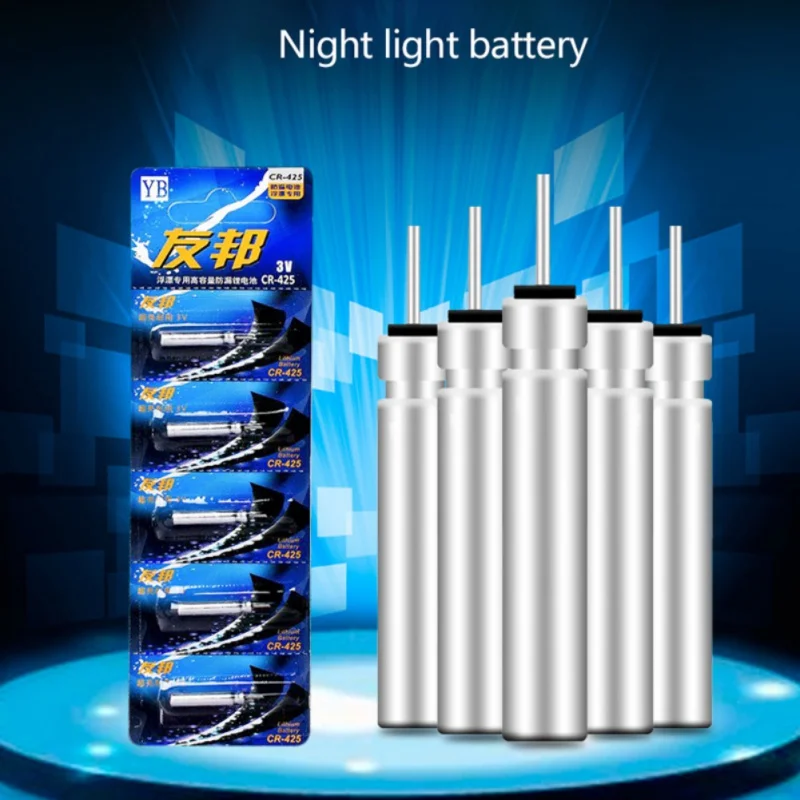 

5pcs/set CR Batteries for Electronic Tackle Accessories Fishing Float Battery Lithium Pin Cells LED Tackle