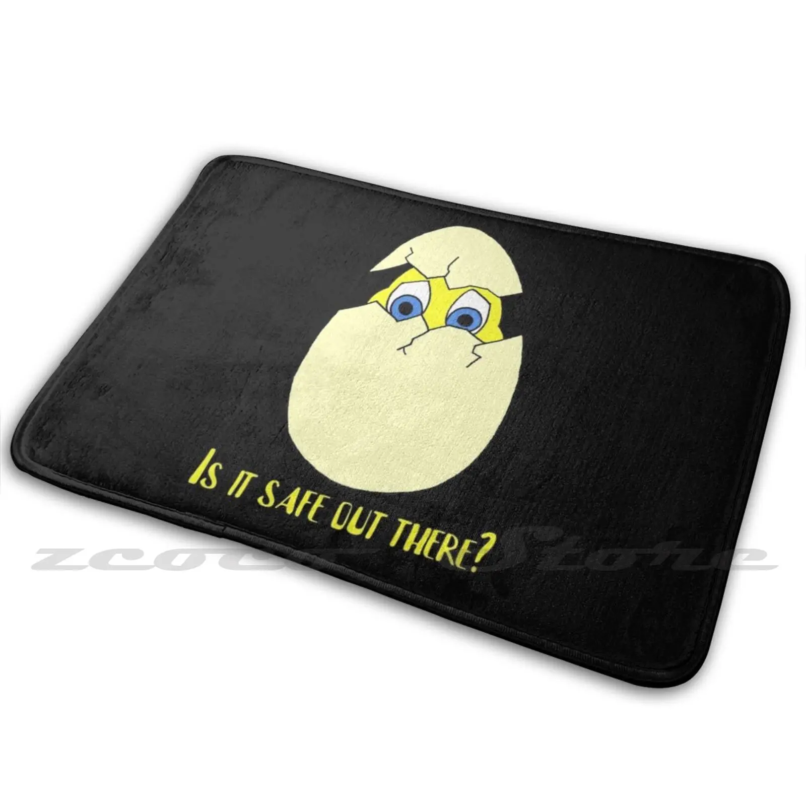 Безопасно ли там? Нескользящий коврик впитывающий воду дверной напутанный