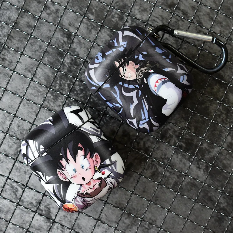 Модный трендсеттер Dragon Ball Сон Гоку корпусы гарнитурные для Apple Airpods 1/2 милые ультратонкие ТПУ защитные наушники крышка