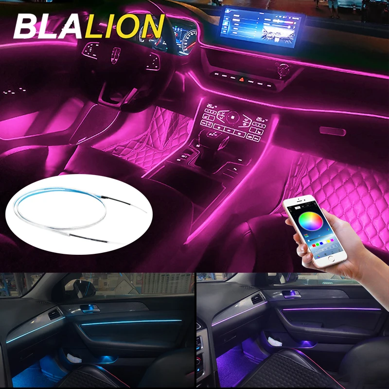 Автомобильное освещение для салона акриловая оптическая полоса BMW Audi Volkswagen passat