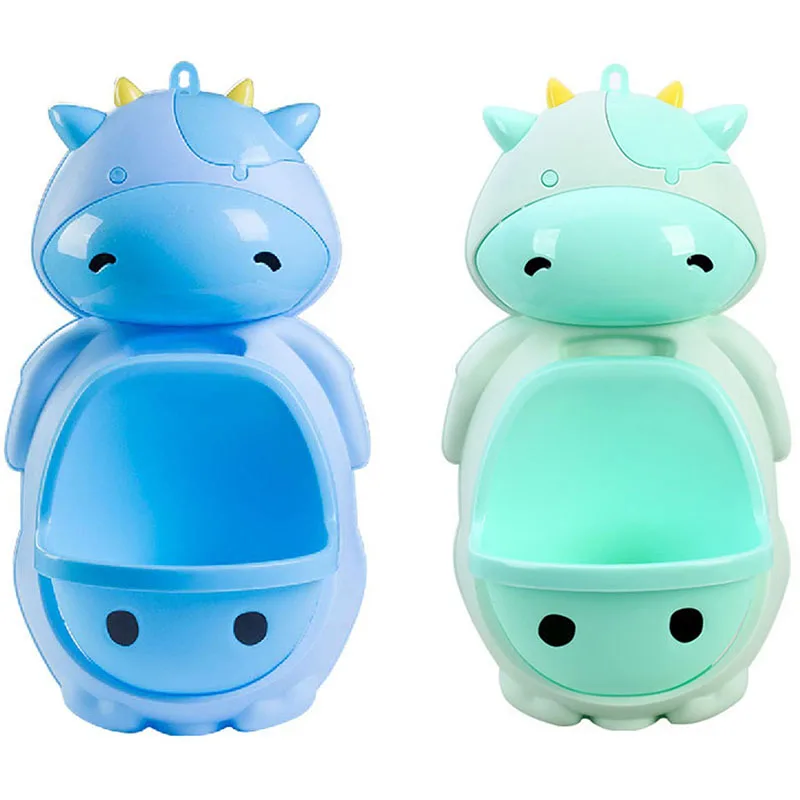 WSFS Горячая Детская коровья горшок туалет писсуар тренажер настенный для детей