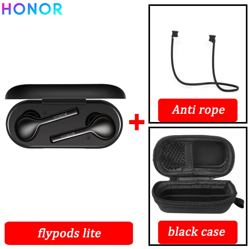 flypods lite case Flypods lite Honor Flypods Lite беспроводные наушники Bluetooth 4,2 водонепроницаемые IP54 управление нажатием - Цвет: flypods lite case