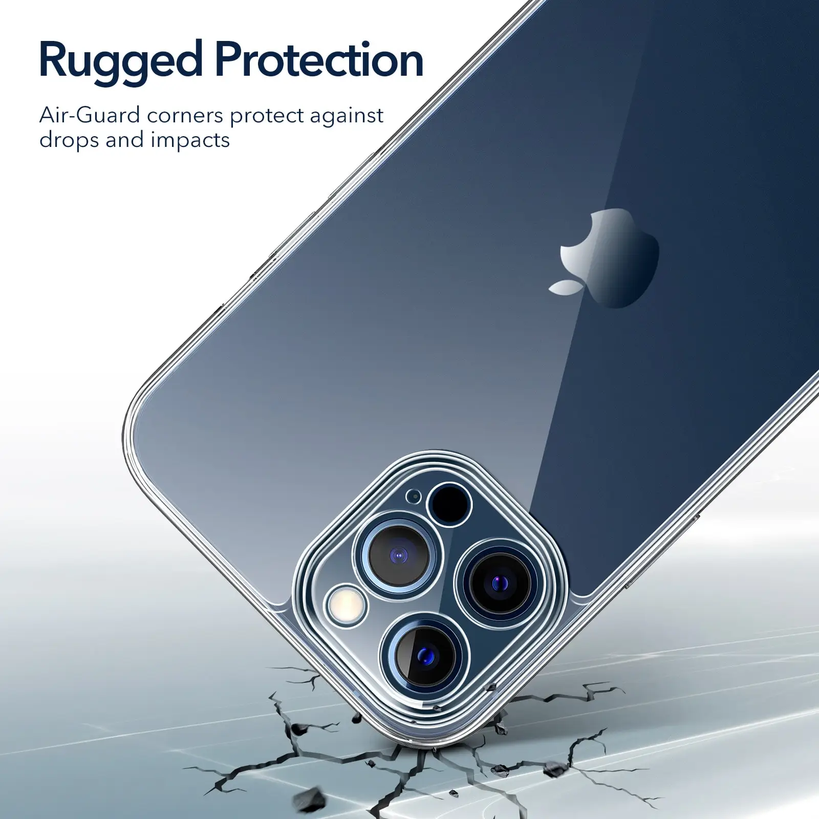 ESR for iPhone 13 Pro Case for iPhone 13 Pro Max for iPhone 12 13 Clear Full Len Protective Transparent Cover Hard Back Case