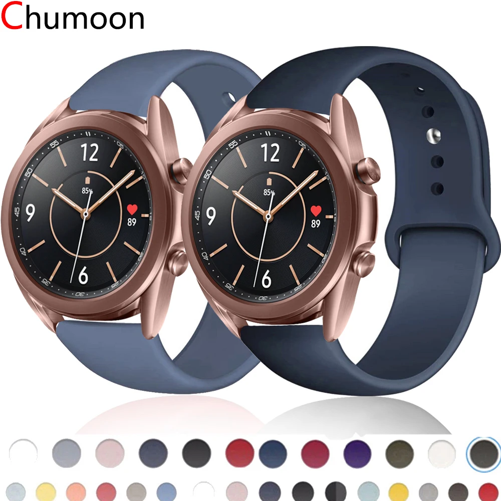 

Ремешок для часов, браслет для Samsung Galaxy watch 3 45 мм 46 мм active 2 40 мм Amazfit 2e/GTS2 Mini/GTR 42 мм/47 мм GTS/2/Bip, 22 мм 20 мм