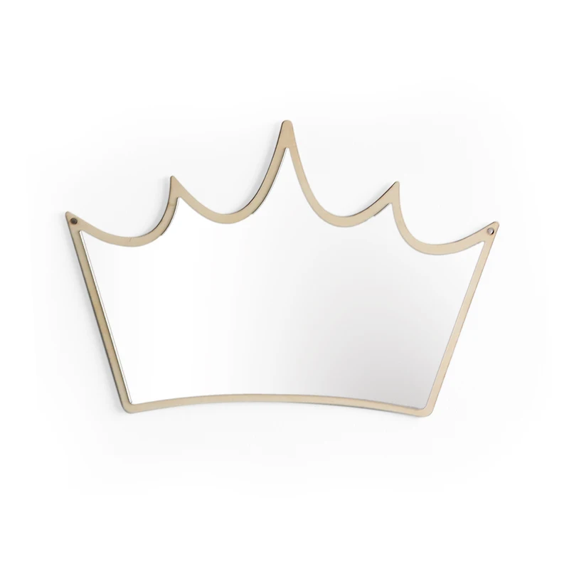 Crown INS, скандинавском стиле, Бабочка, Бэтмен, облако, безосколочный акриловый, украшение для ванной комнаты, зеркало для детской комнаты, украшение стены, дизайн детской комнаты - Цвет: Crown
