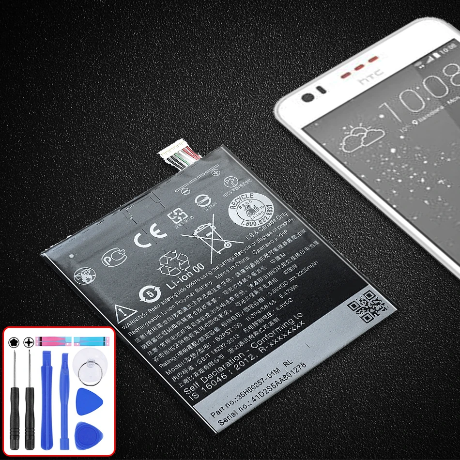 2200mAh B2PST100 аккумулятор для HTC Desire 628 530 630 650 D530U сменный аккумулятор|Аккумуляторы