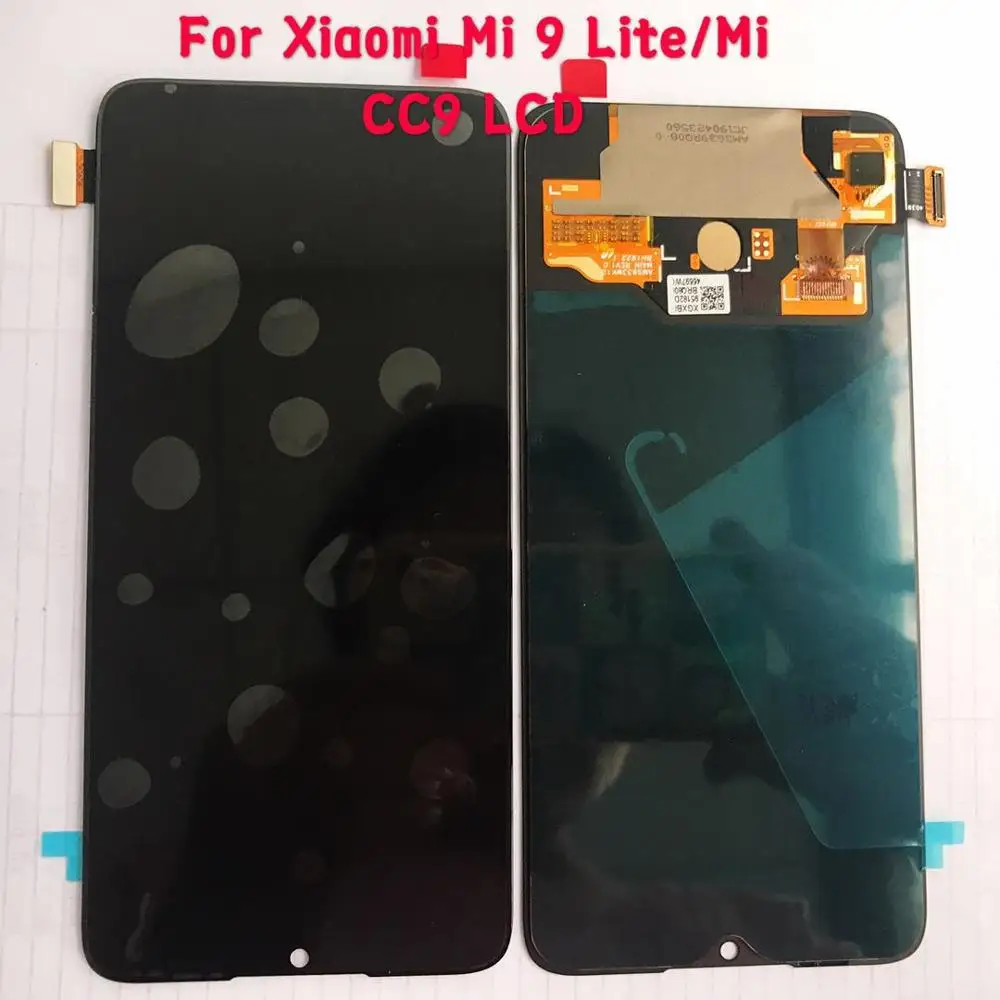 Дисплей Amoled для Mi CC9 LCD 5 шт./лот полный ЖК-дисплей с сенсорным экраном в сборе