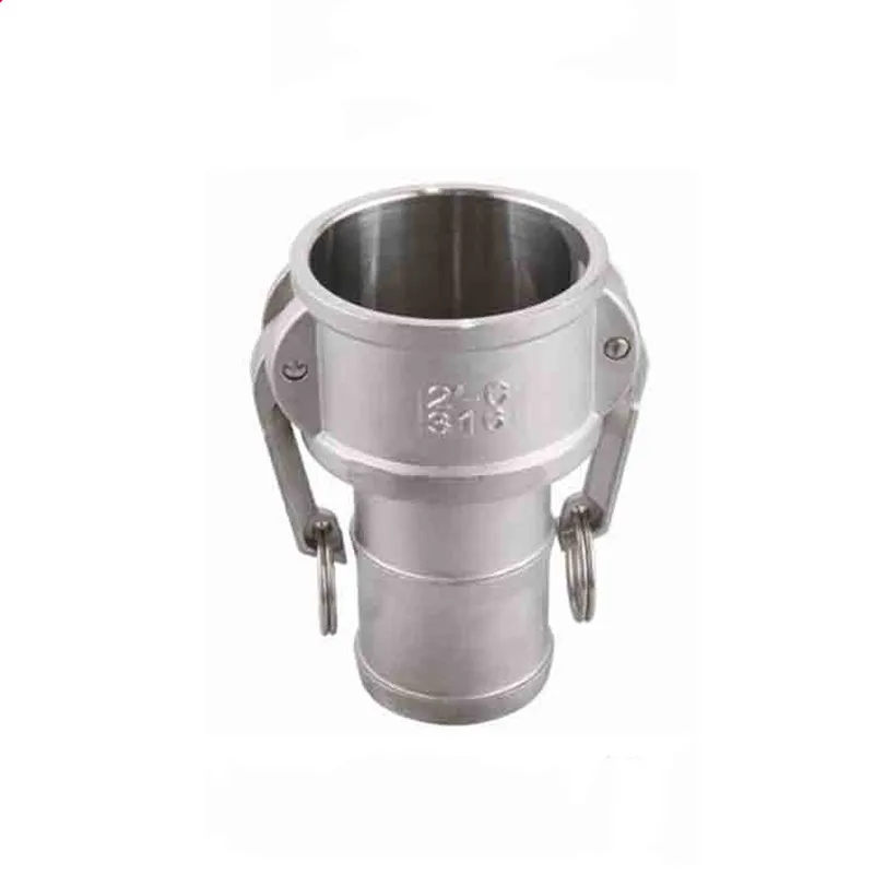 

C+F Set of Cam Lock Joint Adapter Self-made 304 Stainless Steel Male and Female Joint Rapid Release Connector 1/2 - 2 "