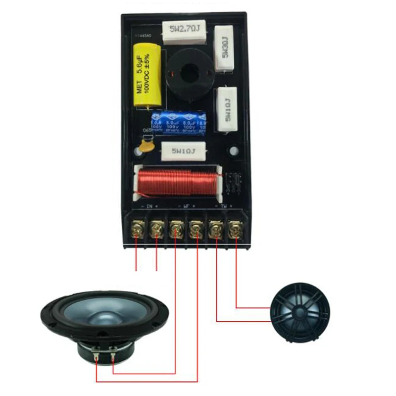 Двухполосный автомобильный аудио делитель частоты HIFI двухсторонний Hi-Fi для