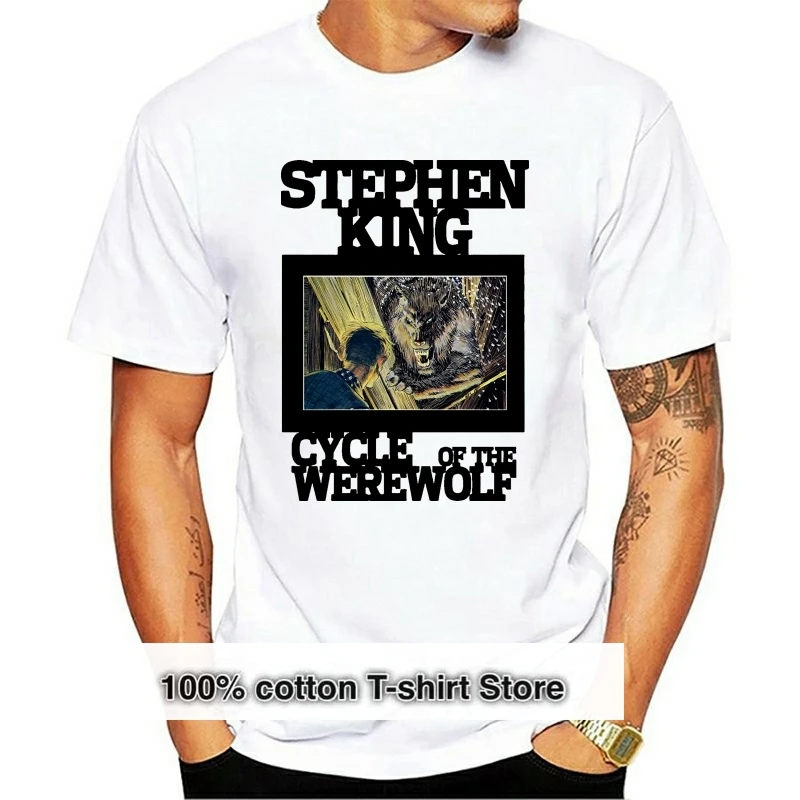 

Cycle of the Werewolf v.2 T-shirt white Poster all sizes S...5XL