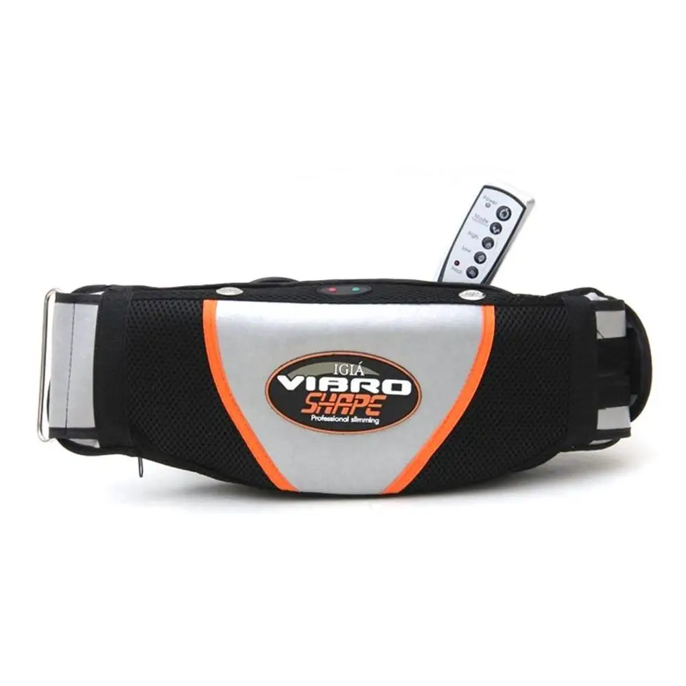 

Portable Electric slimming massager waist trimmer abdominal belly shape vibrating heating for weight loss burning fat belt