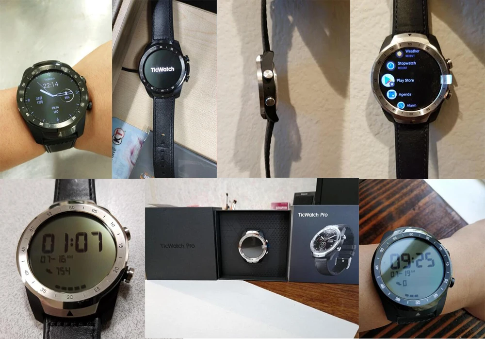 Смарт-часы Ticwatch Pro Bluetooth V4.2 415 мАч 2-30 дней Срок службы батареи IP68 Водонепроницаемый gps NFC платежи/Google Assistant Спорт
