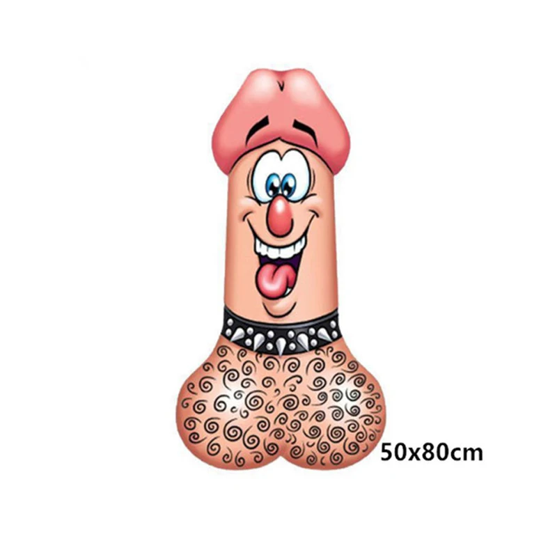 Willie шарики из фольги разных форм детская надувная грудь для пениса девичвечерние