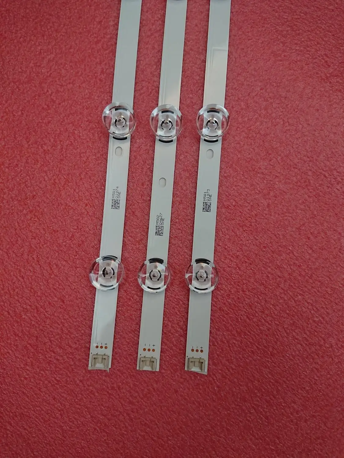 Новый комплект из 3 светодиодных лент 590 мм с 6 светодиодами для LG 32LY340C 32LF560V 32LB582D LGIT