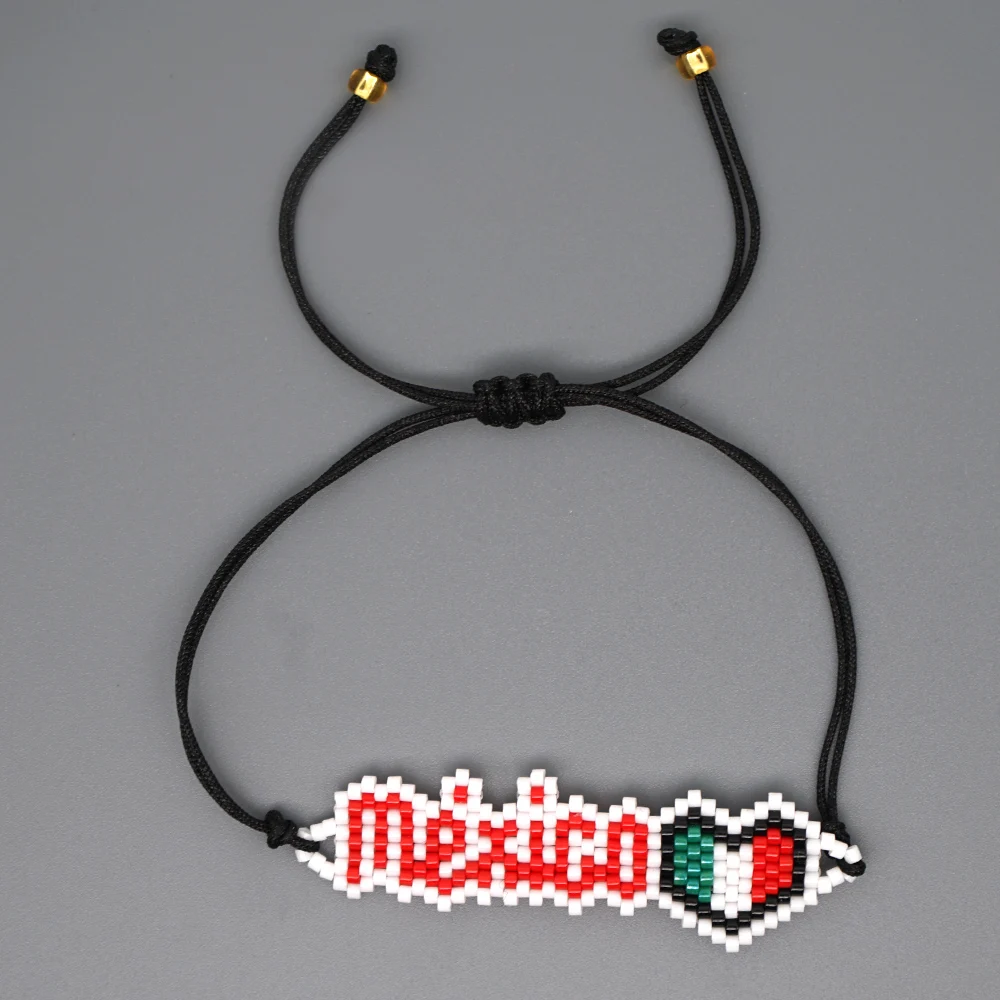 Браслеты Go2boho с мексиканскими надписями женский браслет Миюки мексиканские