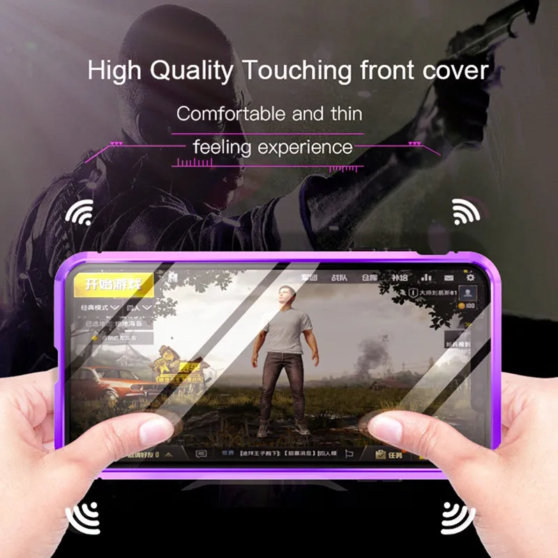 

360 Full Protection Anti Privacy Magnetic Case For Samsung Galaxy S20 Ultra S10 S9 S8 Plus Note 10 8 9 Bumper Double Glass cases