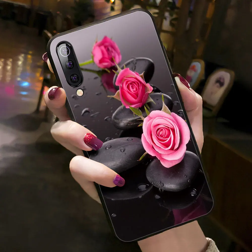 13 Для huawei P20 pro Чехол P30 задняя крышка lite для huawei honor 20 pro Чехол V20 mate ЖЕСТКИЙ ЦВЕТОК РОЗА ФЛОРА девушка женщина Индивидуальные - Цвет: 13