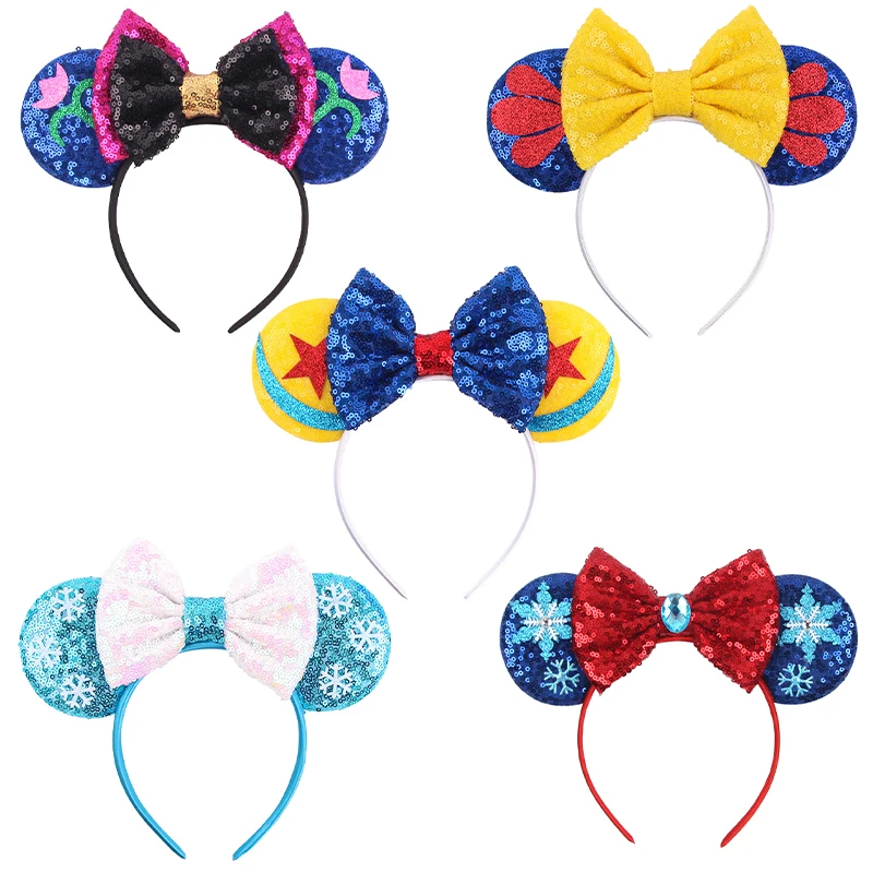 

Повязка на голову с ушками из мультфильма «Снежинка»