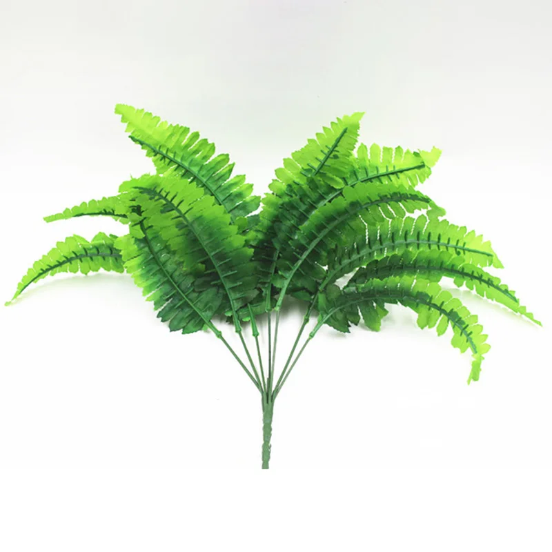 2 шт. искусственный пластиковый папоротник цветок для свадьбы Цветочная