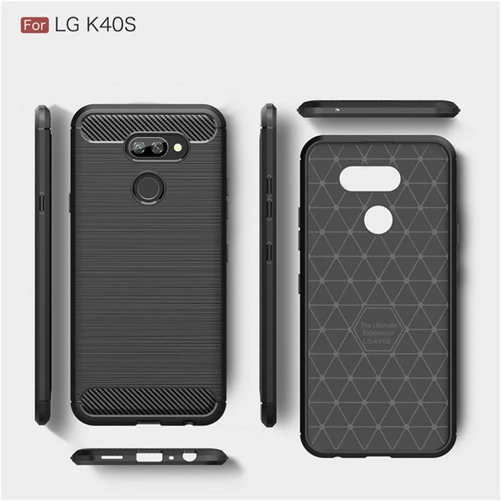Для LG K40S чехол 6 1 дюймов роскошный полностью мягкий силиконовый из ТПУ