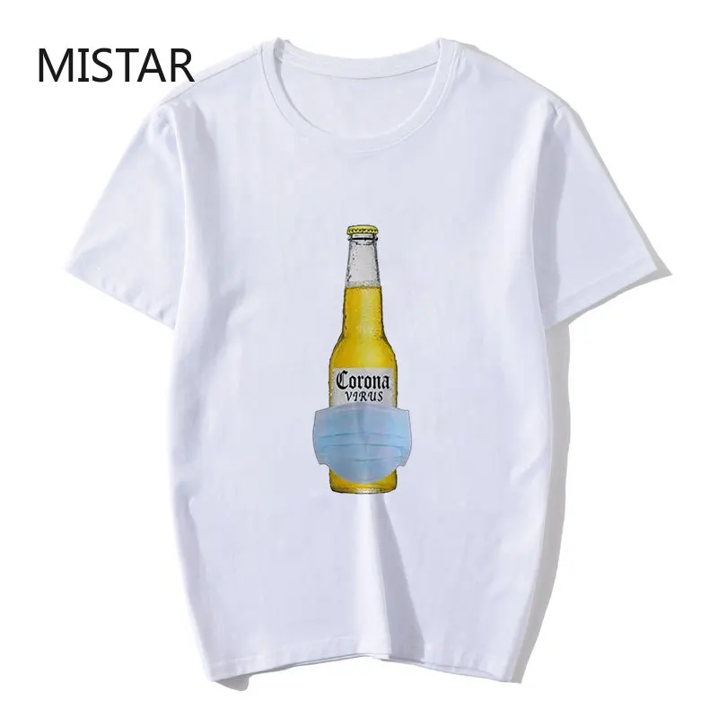 

New Summer 2020 Fashion Casual Funny Oil Painting Print White Tops T Shirt Short Sleeve Aesthetic T-shirt Graphic tee women