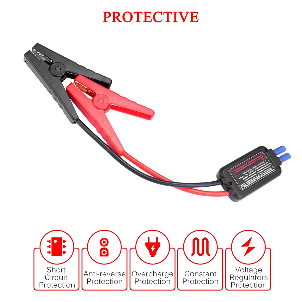 

ALLOMN New Car Charger Battery Jump Starter Mini Car Emergency Start Power Supply Ultra-Thin Portable Automatic Jump Starter