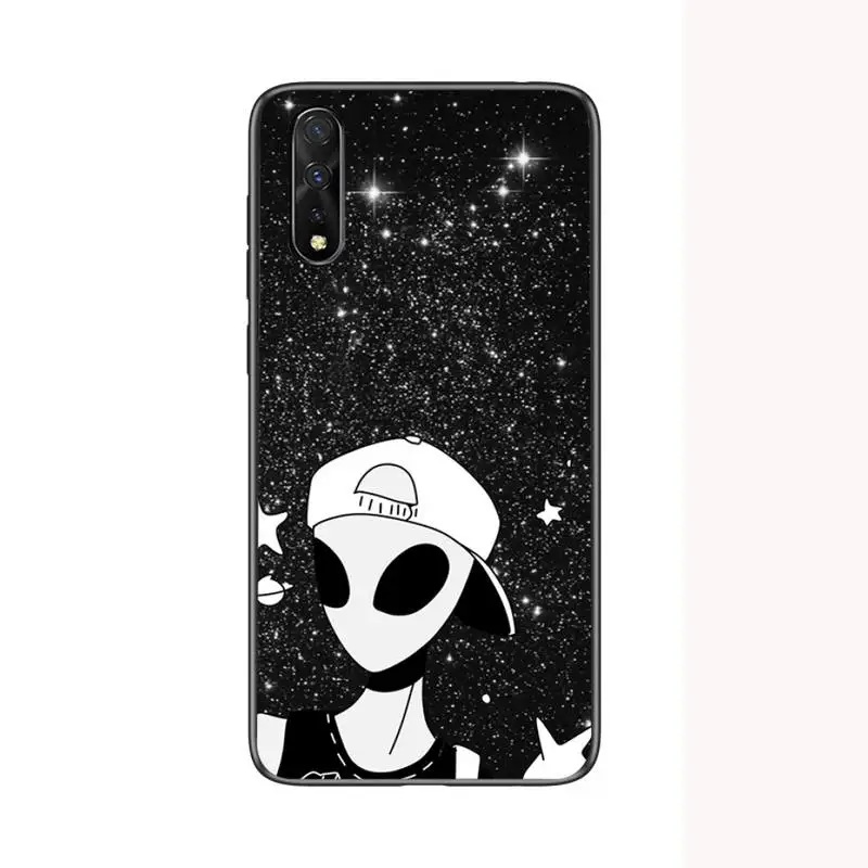 

Aesthetics Cute Cartoon alien space Phone Case For Redmi 4X 5plus 6 7 8A 9 Note 4 8 T 9 10 pro Cover Fundas Coque