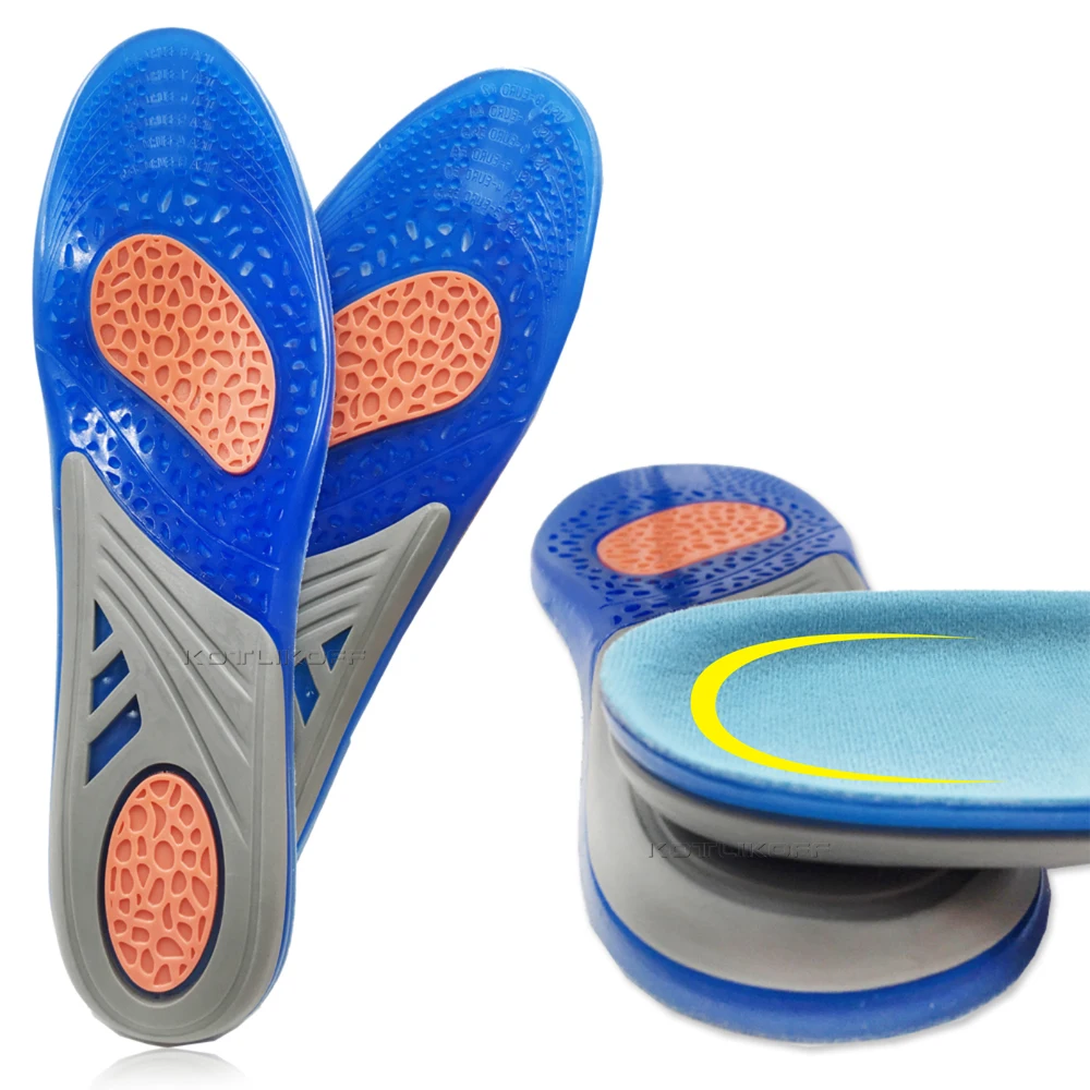 KOTLIKOFF силиконовые гелевые стельки для ухода за ногами подошвенного фасцита