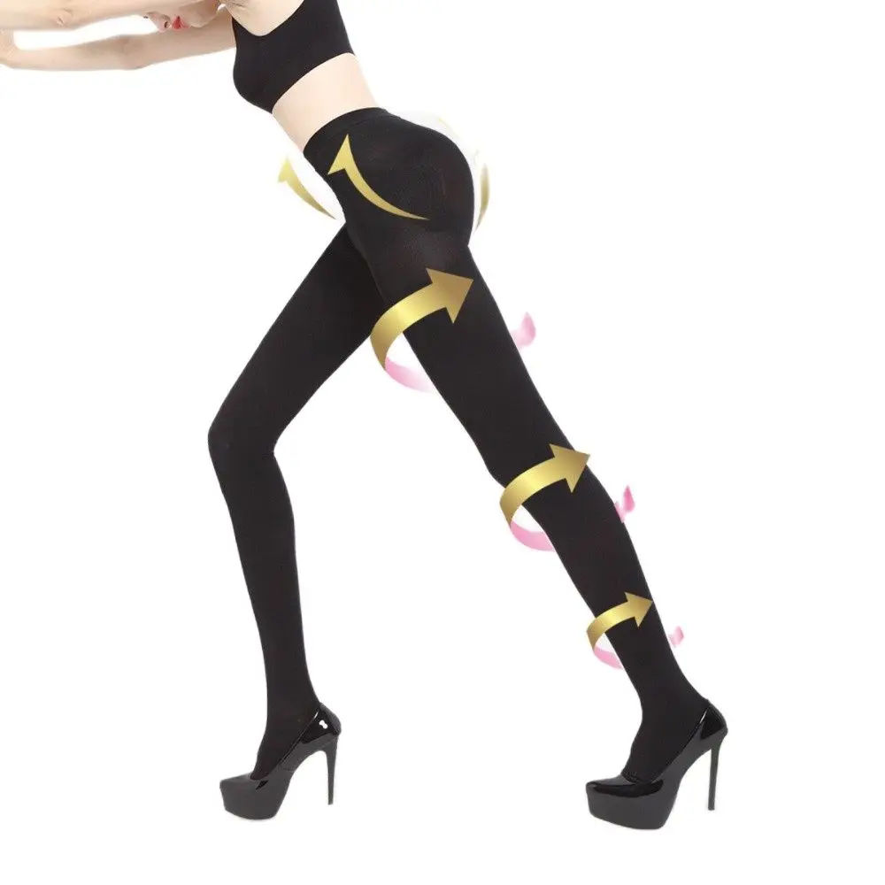 Женские облегающие чулки L XL терапевтические 20 мм рт. Ст. Колготки из лайкры для