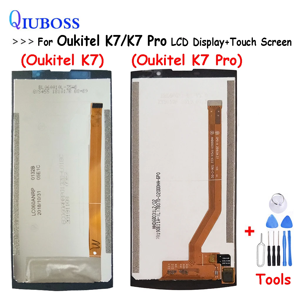 

For 6.0 inch Oukitel K7 LCD Display+Touch Screen 100% Tested Screen Digitizer Assembly Replacement For K7 Pro
