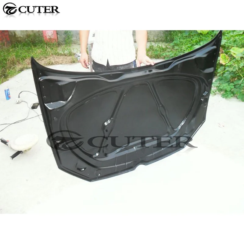 Поло из углеродного волокна автомобильный Стайлинг двигатель Чехлы капота для