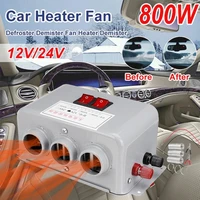 800w 12v24v car heater fast heating fan dual control winter windscreen defroster auto truck window demister interior warmer