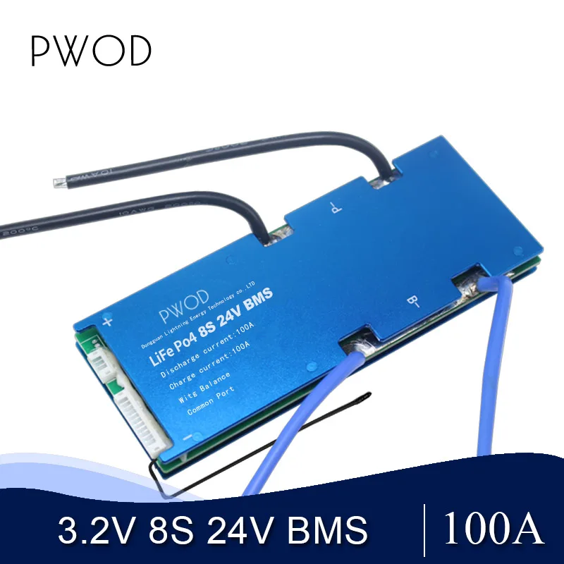 Аккумулятор bms 3 2 в 8S 24 В BMS 18650 70A 100A 130A для электронного велосипеда 48 функция